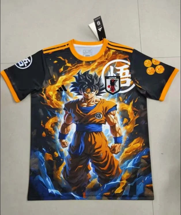 2025 Japan Special Edition Dragon Ball Goku Yellow Shirt