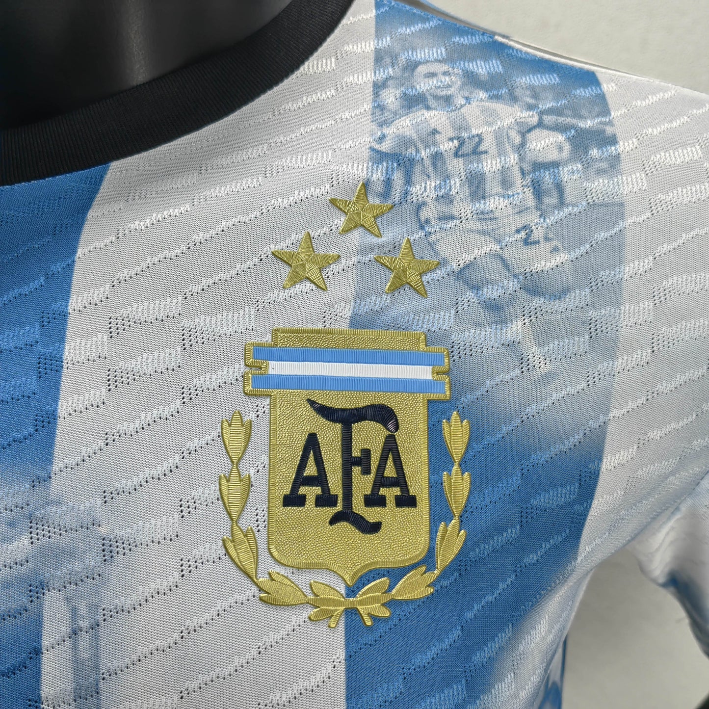 2022 Player Version Argentina Home Champion Commemorative Edition Shirt