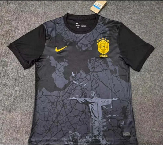 2024 Brazil Special Edition Jesus Black Shirt