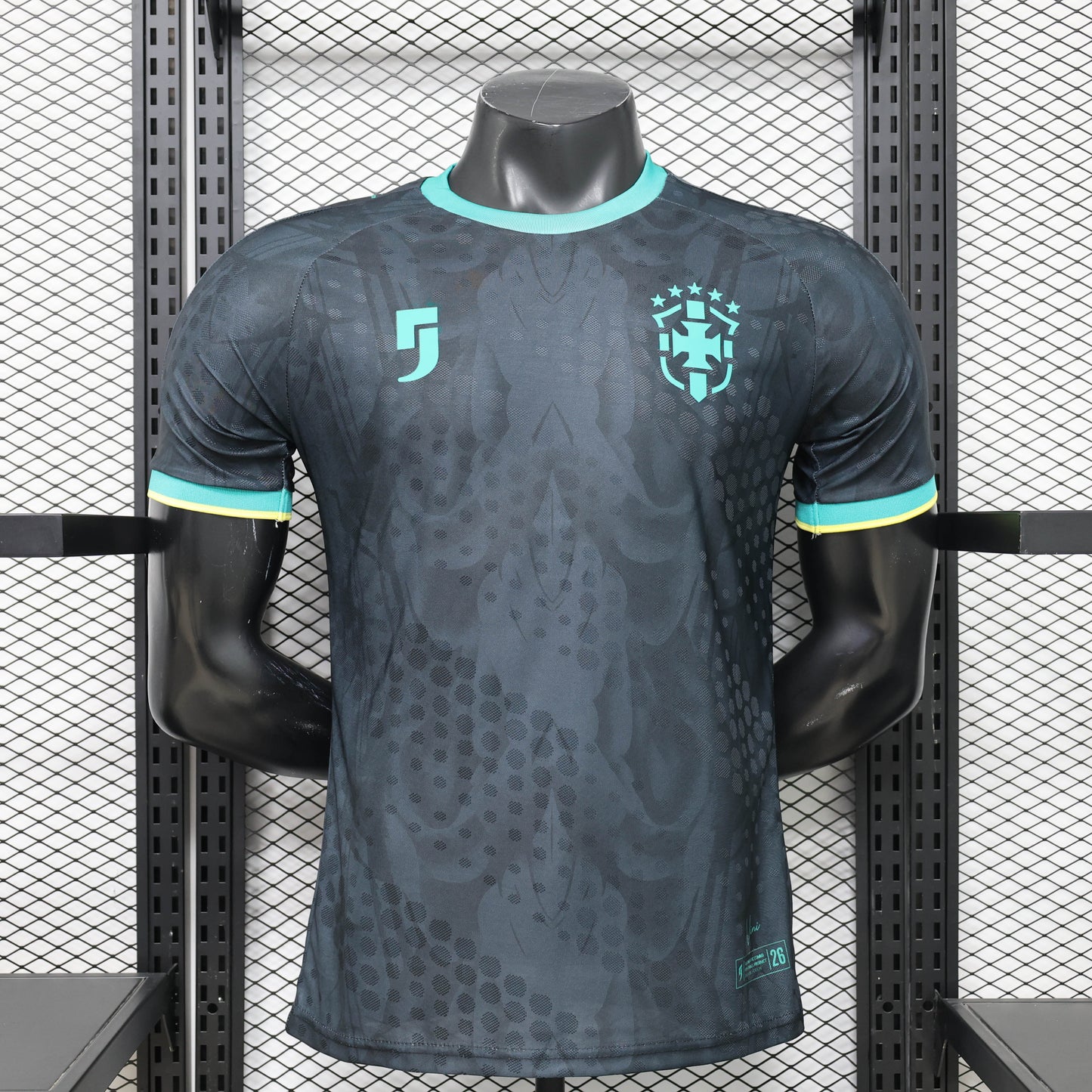 2026 Player Version Brazil Special Edition Black Football Shirt