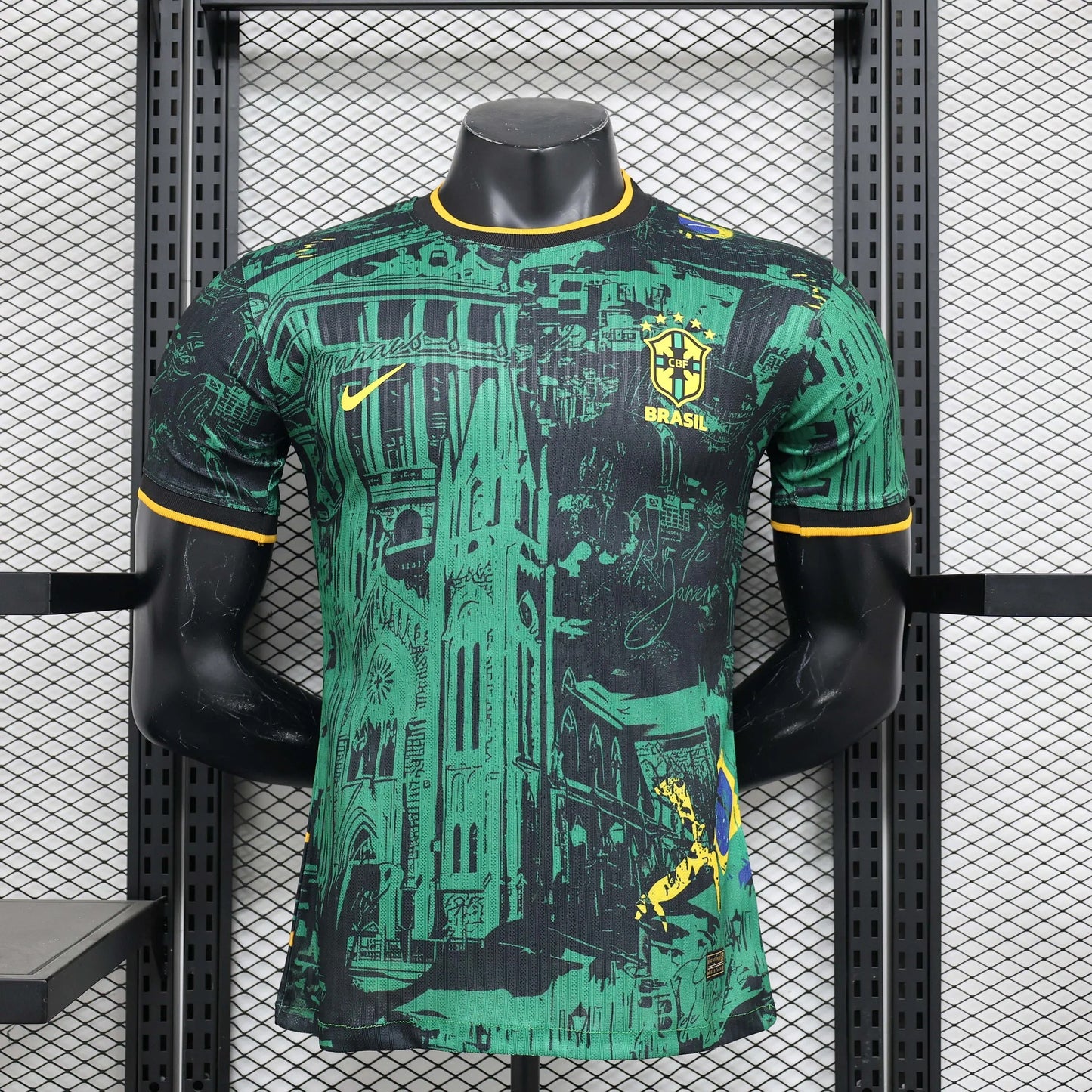 2024 Player Version Brazil Special Edition Green Shirt