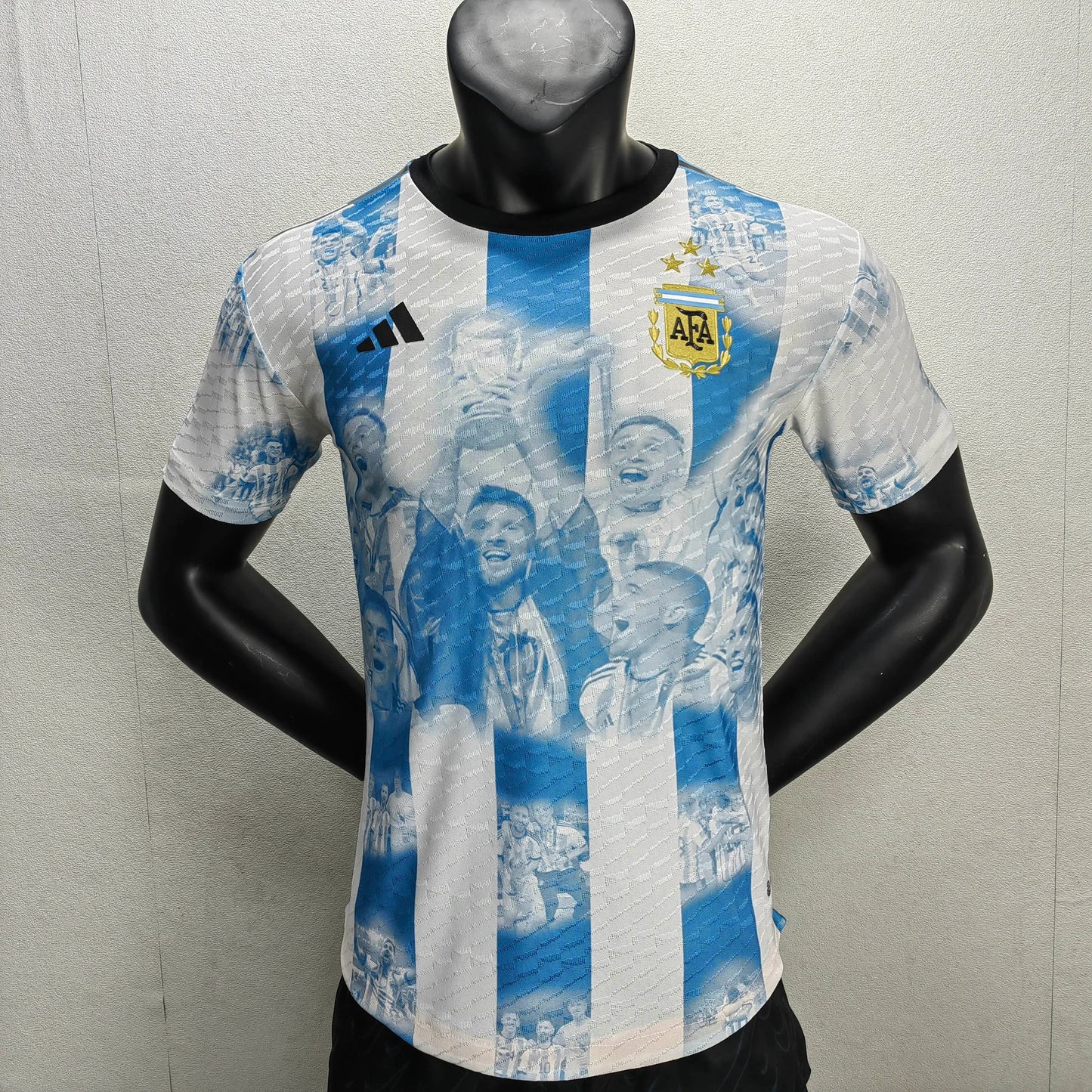 2022 Player Version Argentina Home Champion Commemorative Edition Shirt