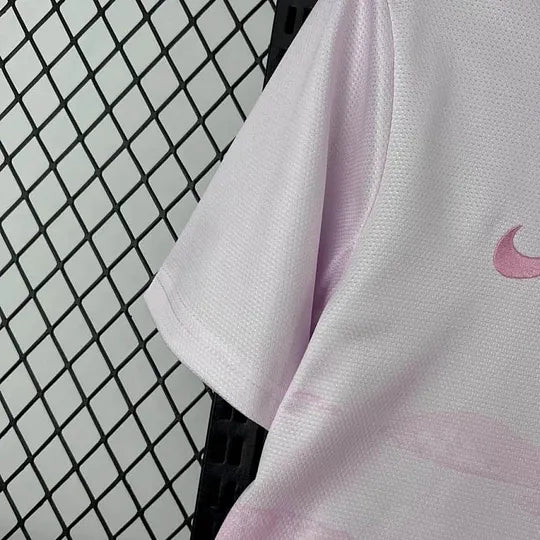 2025 Brazil Jesus Special Edition White-Pink Shirt