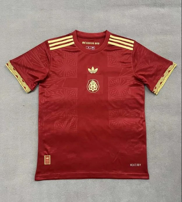 2025 Mexico National Gold cup Version Red Shirt