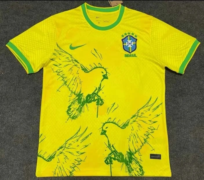 2024 Brazil Special Edition yellow Shirt