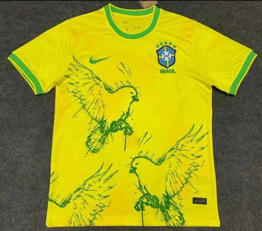 2024 Brazil Special Edition yellow Shirt