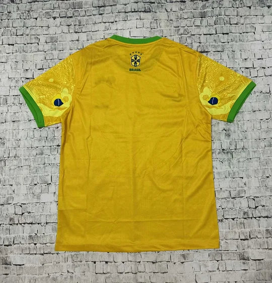 2024 Brazil Special Edition Jesus Yellow Shirt